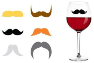 Staches Silicone Drink Markers