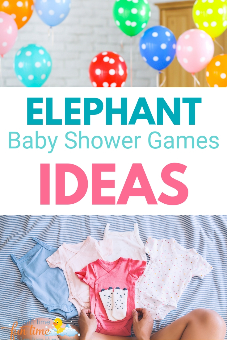 Fun Elephant Baby Shower Games for up to 80 Guests