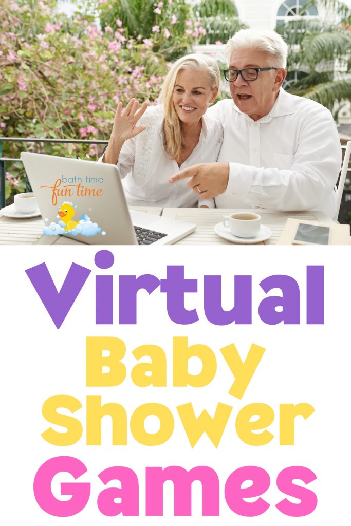 Virtual baby shower games perfect fun & easy ideas for your long distance baby shower. These 10 virtual baby shower games will inspire you with more ideas.